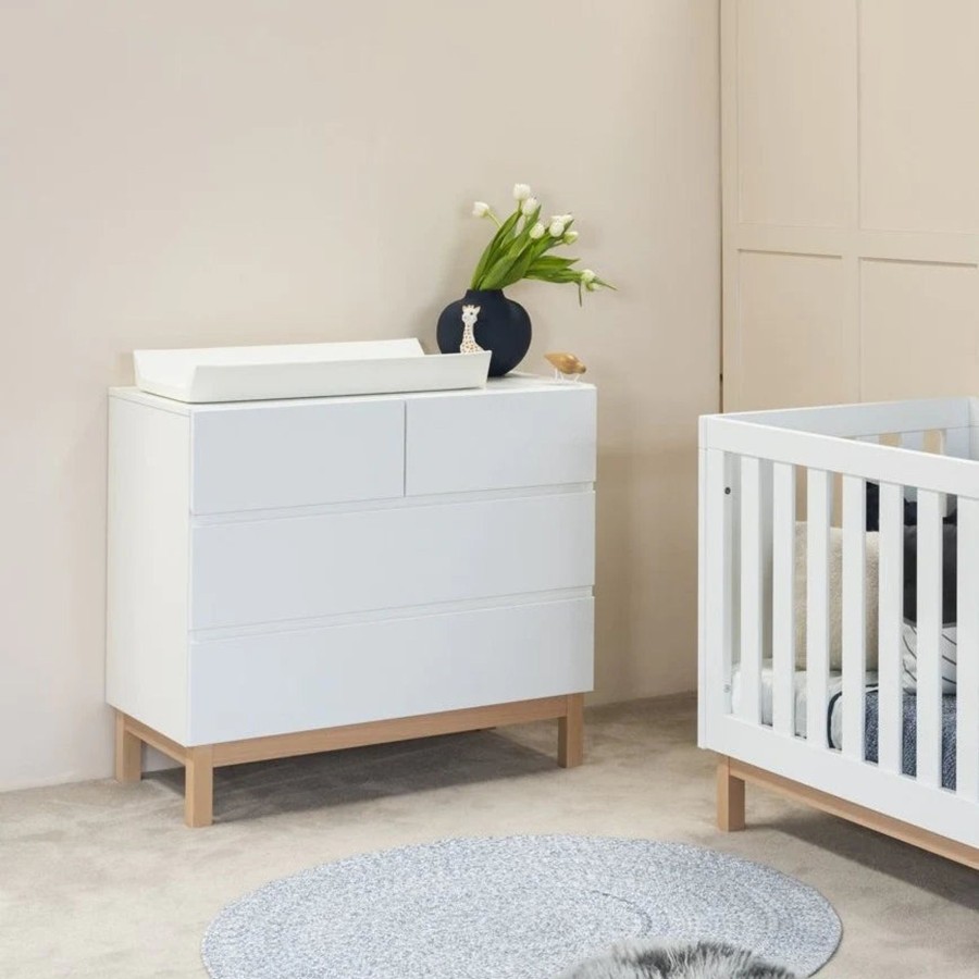 Babys Room Babyrest Furniture | Babyrest Bailey Chest 4 Drawer - White