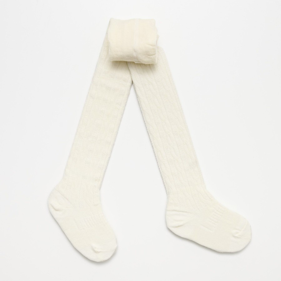 Books, Toys & Gifts Lamington New Zealand Gifts | Lamington Merino Wool Cable Tights- Natural