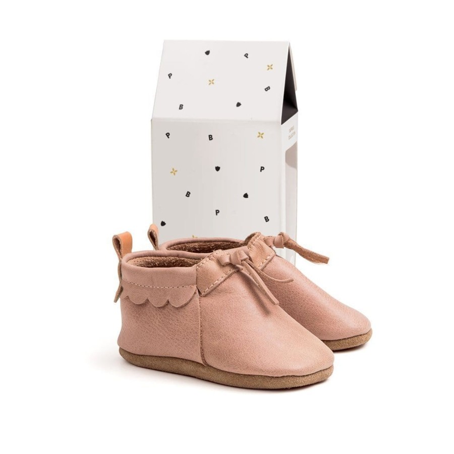 Books, Toys & Gifts Pretty Brave Something To Wear | Pretty Brave Slip On Moccasins - Dusky Pink