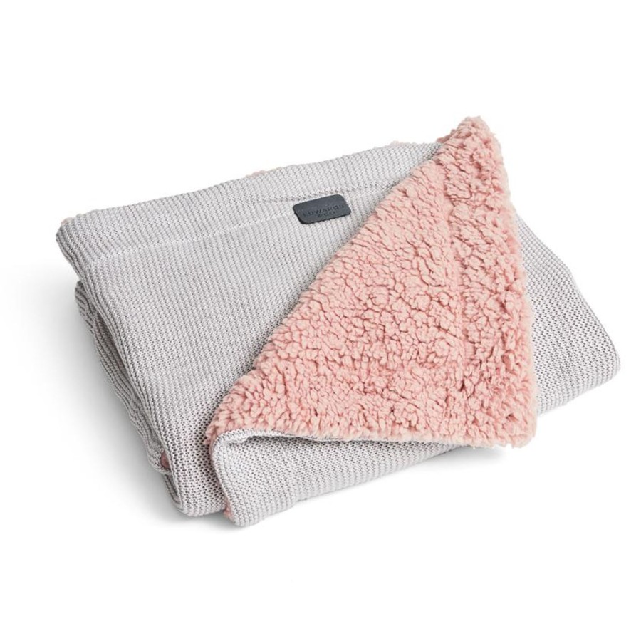 Babys Room Edwards & Co Sheets And Blankets | Edwards & Co Stroller Blanket - Blush