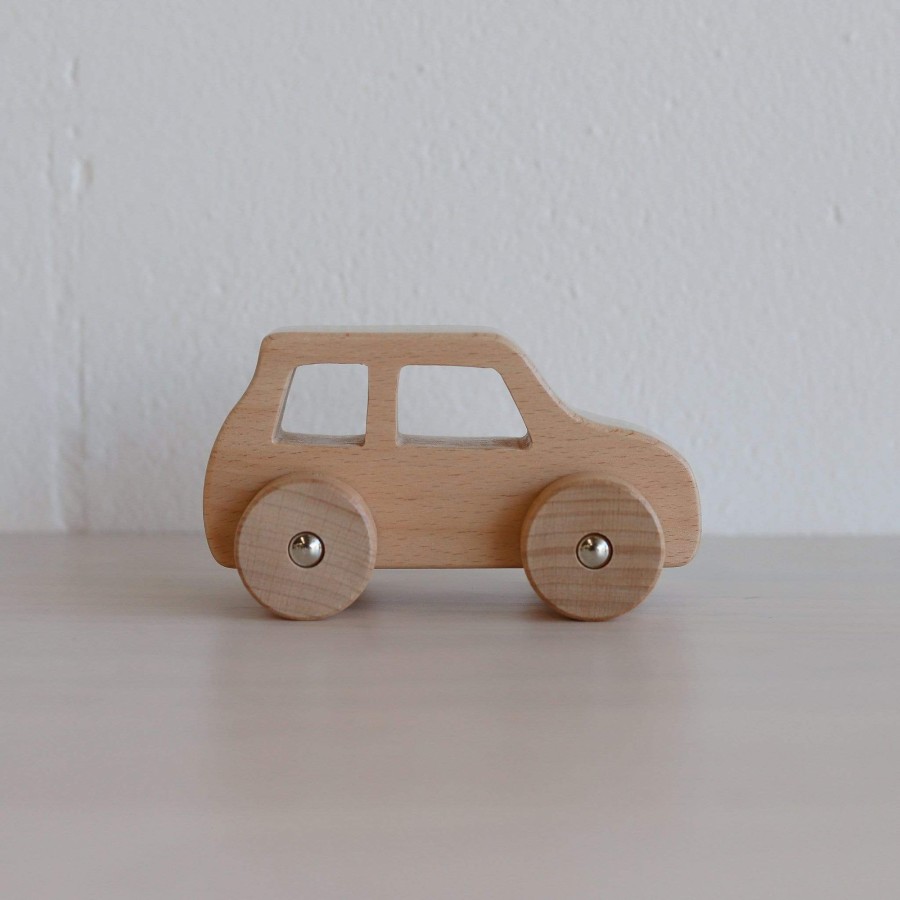 Books, Toys & Gifts Discoveroo Toys For Babies | Discoveroo Chunky Car - Natural