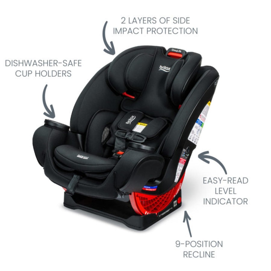 Going Places Britax Car Seats For Preschoolers | Britax One4Life Clicktight Convertible Car Seat - Cool Flow Carbon