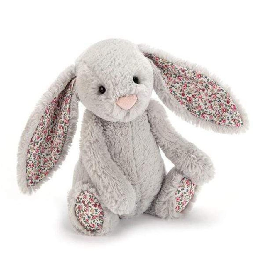 Books, Toys & Gifts Jellycat Soft Toys | Jellycat Bashful Blossom Silver Bunny - Medium