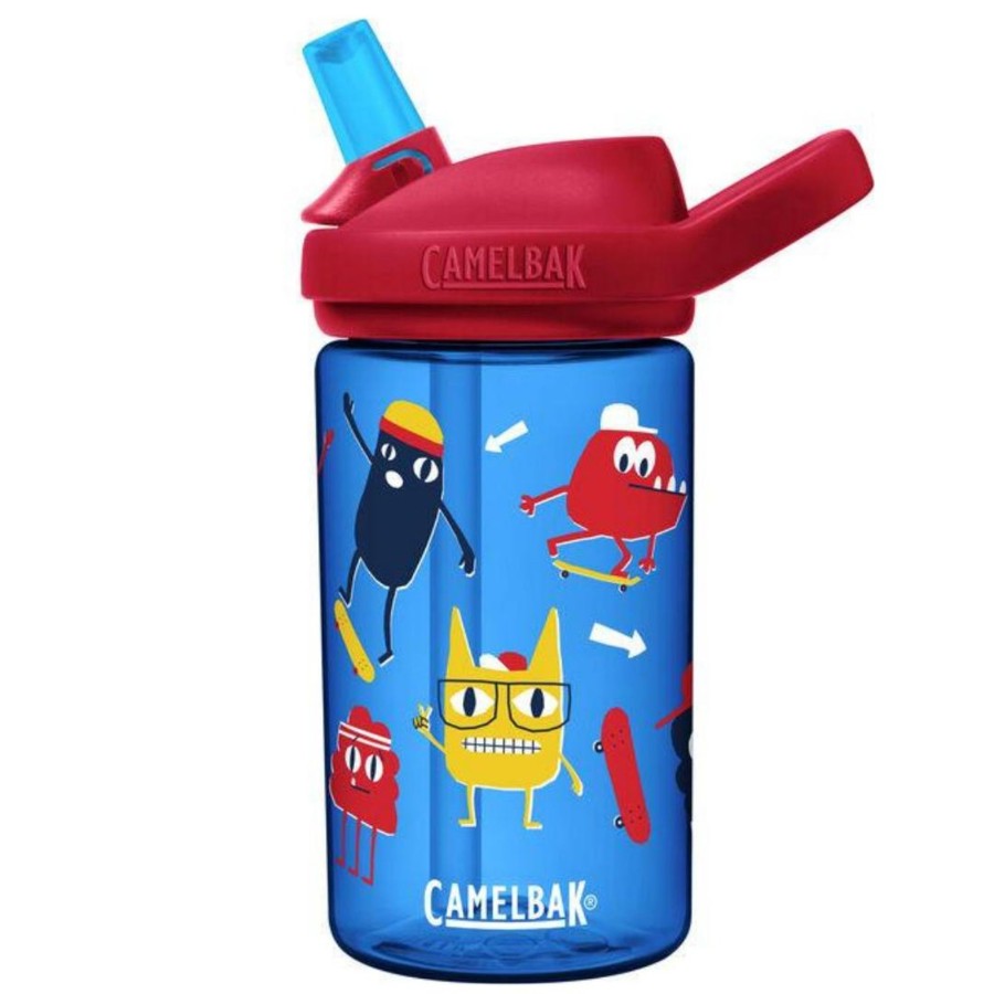 Books, Toys & Gifts Camelbak Stocking Fillers | Camelbak Eddy+ With Tritan Renew Kids Bottle - 0.4L- Skate Monsters