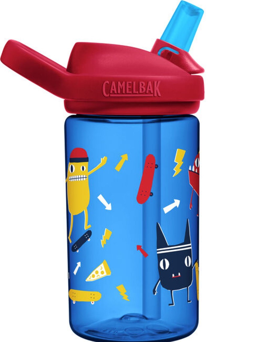 Books, Toys & Gifts Camelbak Stocking Fillers | Camelbak Eddy+ With Tritan Renew Kids Bottle - 0.4L- Skate Monsters