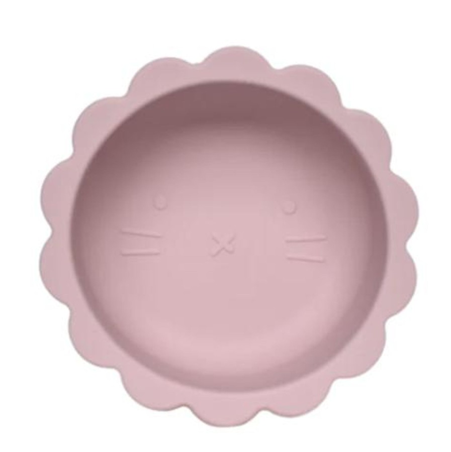 Books, Toys & Gifts Petite Eats New Zealand Gifts | Petite Eats Silicone Baby Lion Bowl - Dusty Lilac