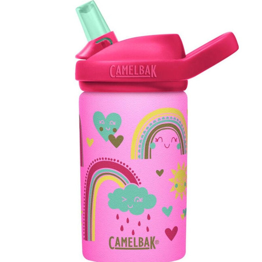 Babies Camelbak Bottles & Cups | Camelbak Eddy+ Kids Stainless Steel Bottle - 0.4L- Rainbows