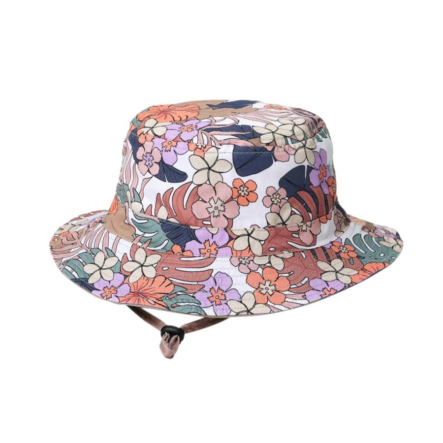 Babies Crywolf Hats | Crywolf Reversible Bucket Hat - Tropical Floral