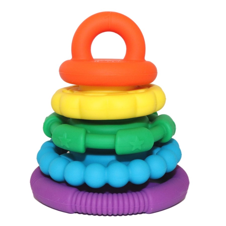 Books, Toys & Gifts JellyStone Build Your Own Gift Box | Jellystone Rainbow Stacker Teether & Toy - Rainbow