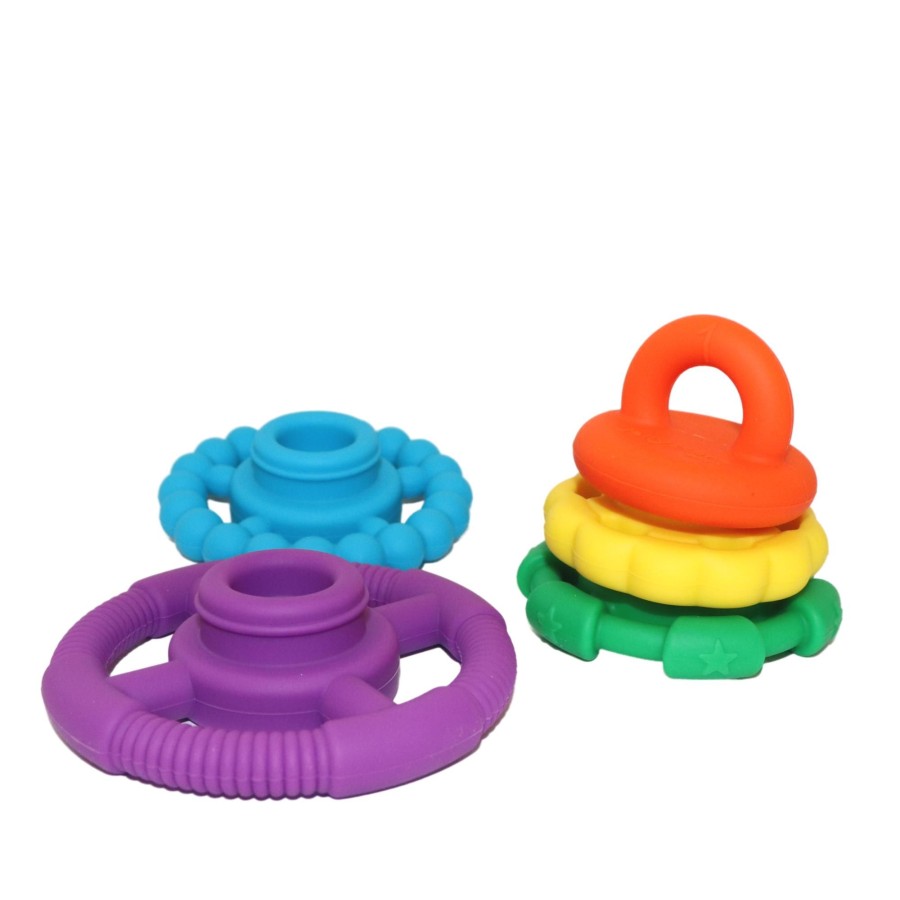 Books, Toys & Gifts JellyStone Build Your Own Gift Box | Jellystone Rainbow Stacker Teether & Toy - Rainbow