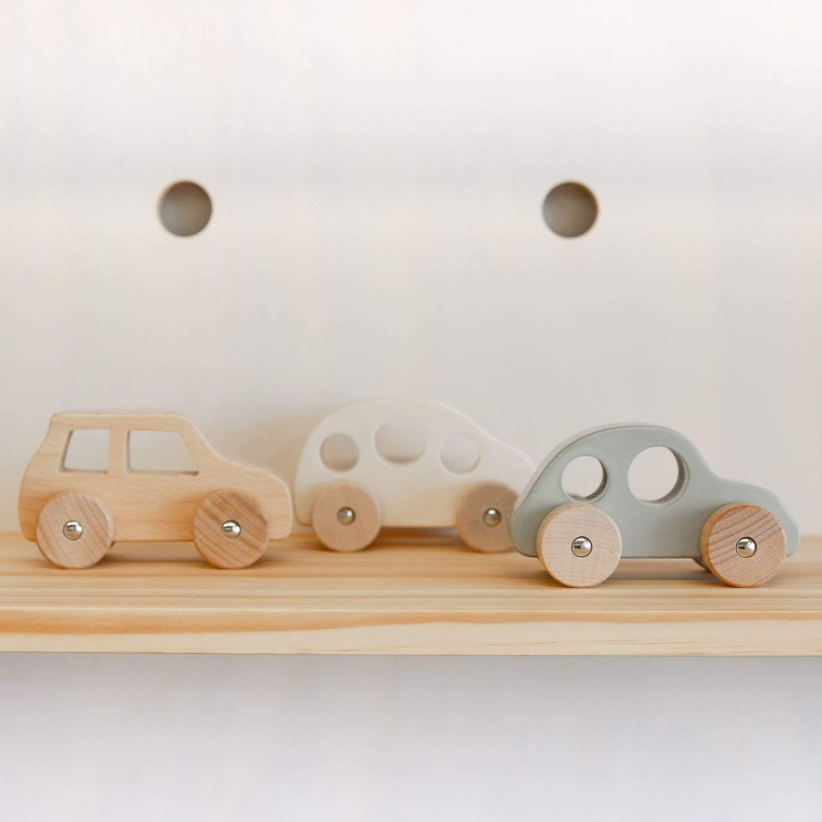 Books, Toys & Gifts Discoveroo Stocking Fillers | Discoveroo Chunky Car - White