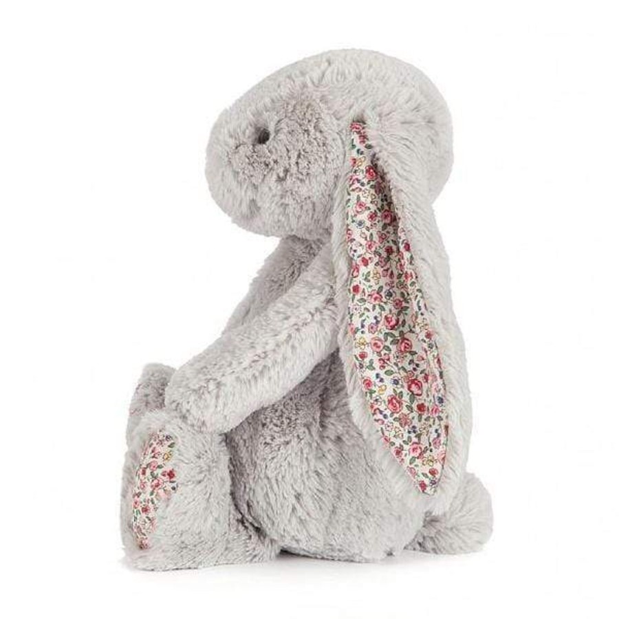 Books, Toys & Gifts Jellycat Toys For Babies | Jellycat Bashful Blossom Silver Bunny - Medium