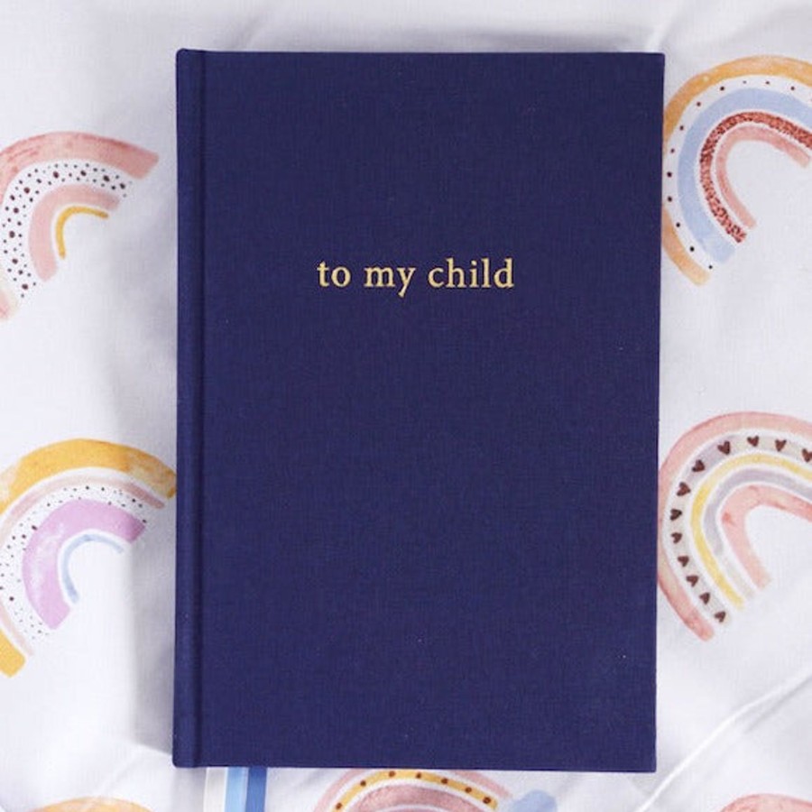 Books, Toys & Gifts Forget Me Not Journals Gifts For Parents | Forget Me Not - To My Child Journal Navy