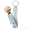 Books, Toys & Gifts BIBS Baby'S First Christmas | Bibs Pacifier Clip - Baby Blue/Ivory