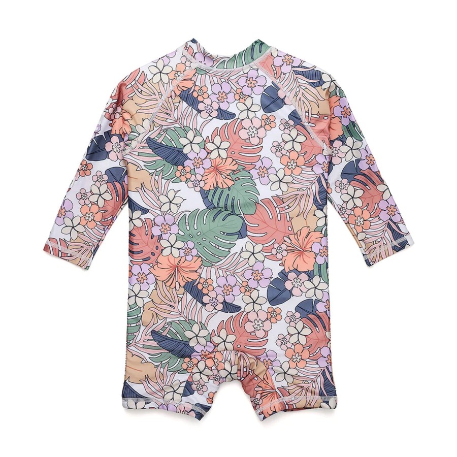 Books, Toys & Gifts Crywolf 1St Birthday Gifts | Crywolf Rash Suit - Tropical Floral