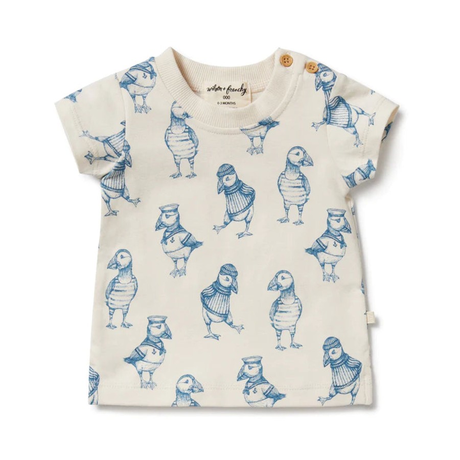 Babies Wilson & Frenchy Baby Clothes | Wilson & Frenchy Organic Tee - Petit Puffin