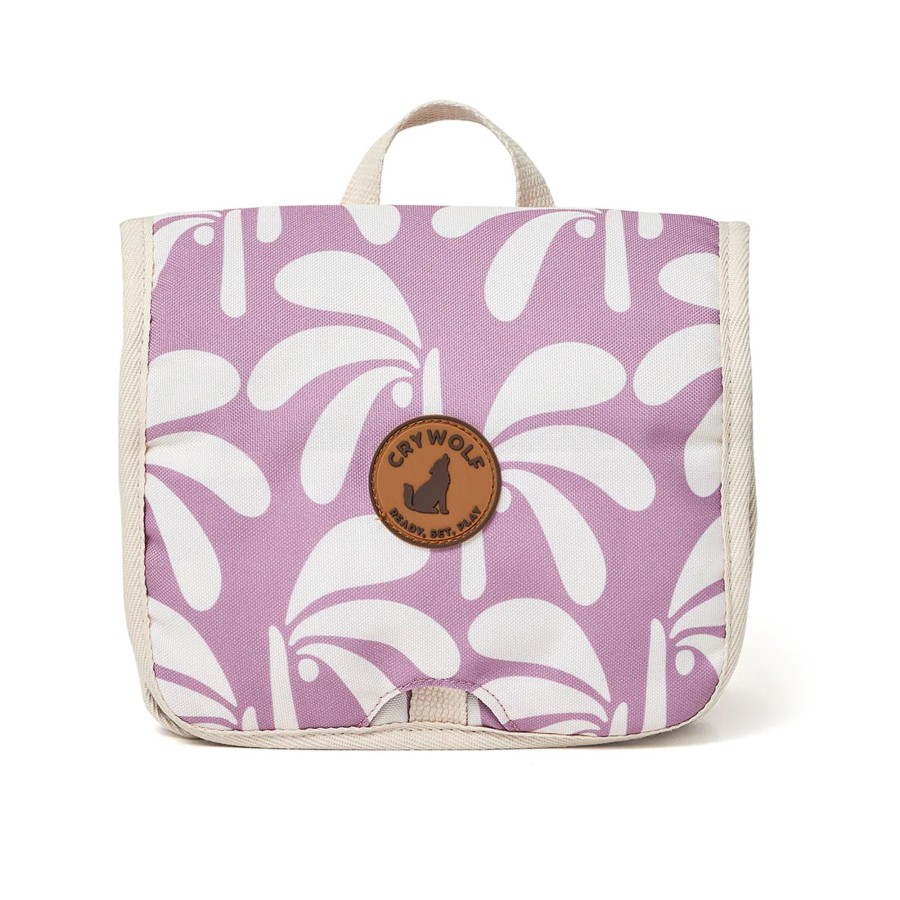 Going Places Crywolf Travelling With Kids | Crywolf Cosmetic Bag - Lilac Palms