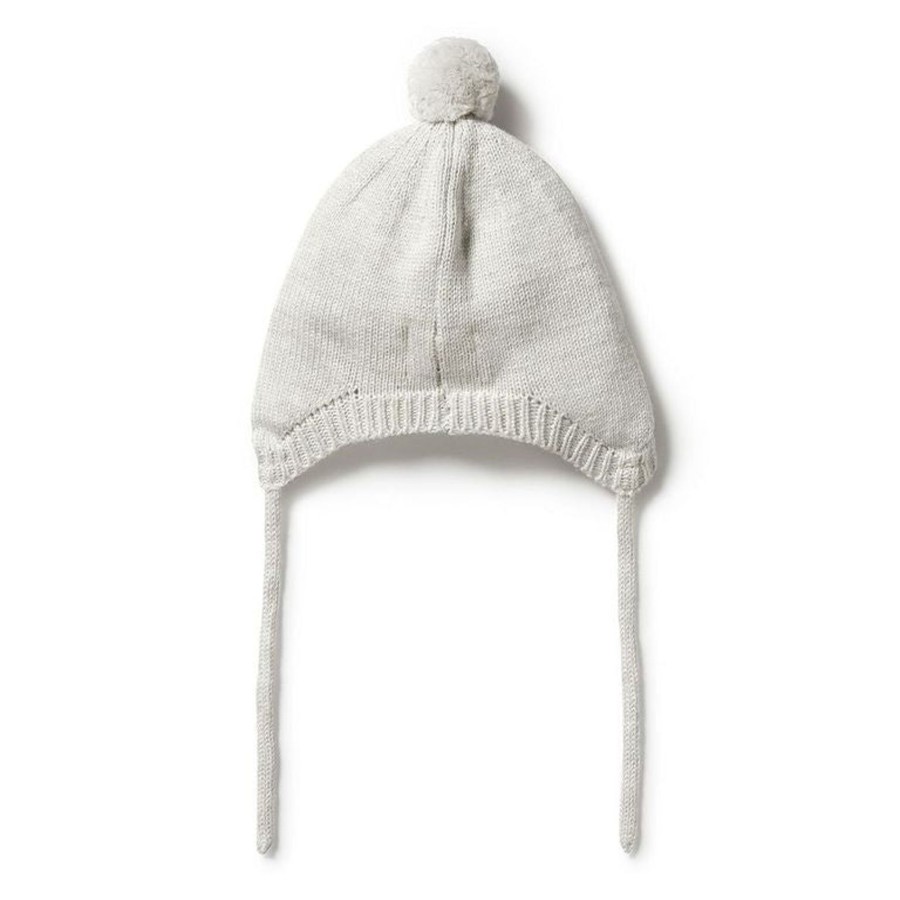 Books, Toys & Gifts Wilson & Frenchy Something To Wear | Wilson & Frenchy Knitted Mini Cable Bonnet - Grey Melange