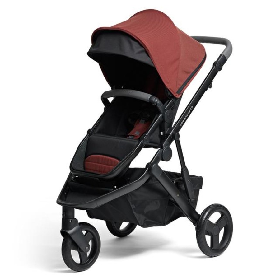 Going Places Edwards & Co Single Strollers | Edwards & Co Oscar M2 Stroller - Red Rust