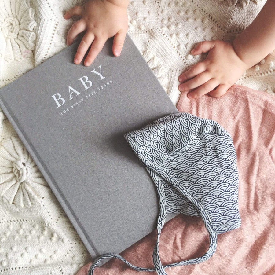 Books, Toys & Gifts Write to Me Journals | Write To Me Baby Journal -Birth To Five Years- Grey