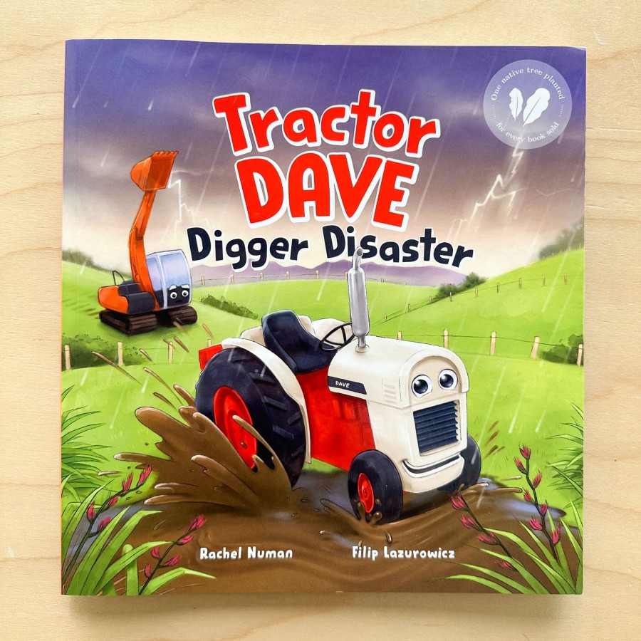 Books, Toys & Gifts Rachel Numan Books For Preschoolers | Tractor Dave Digger Disaster By Rachel Numan