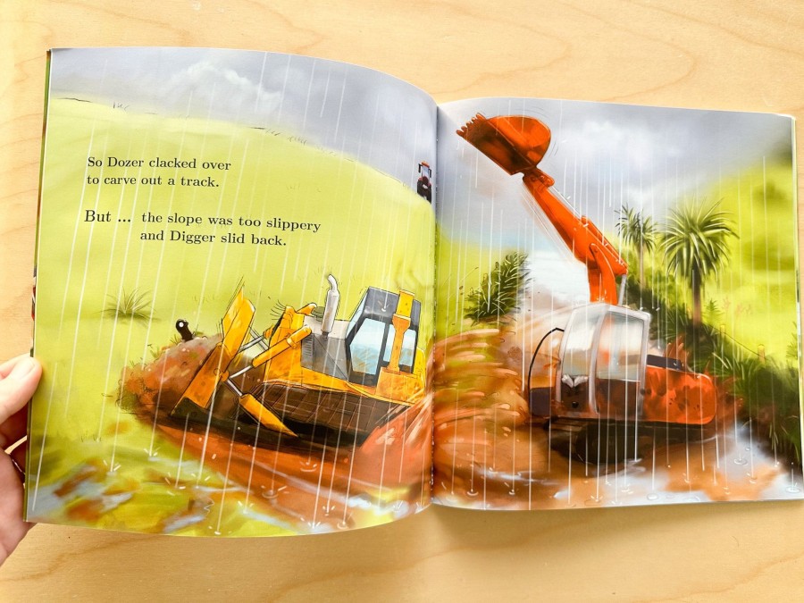 Books, Toys & Gifts Rachel Numan Books For Preschoolers | Tractor Dave Digger Disaster By Rachel Numan