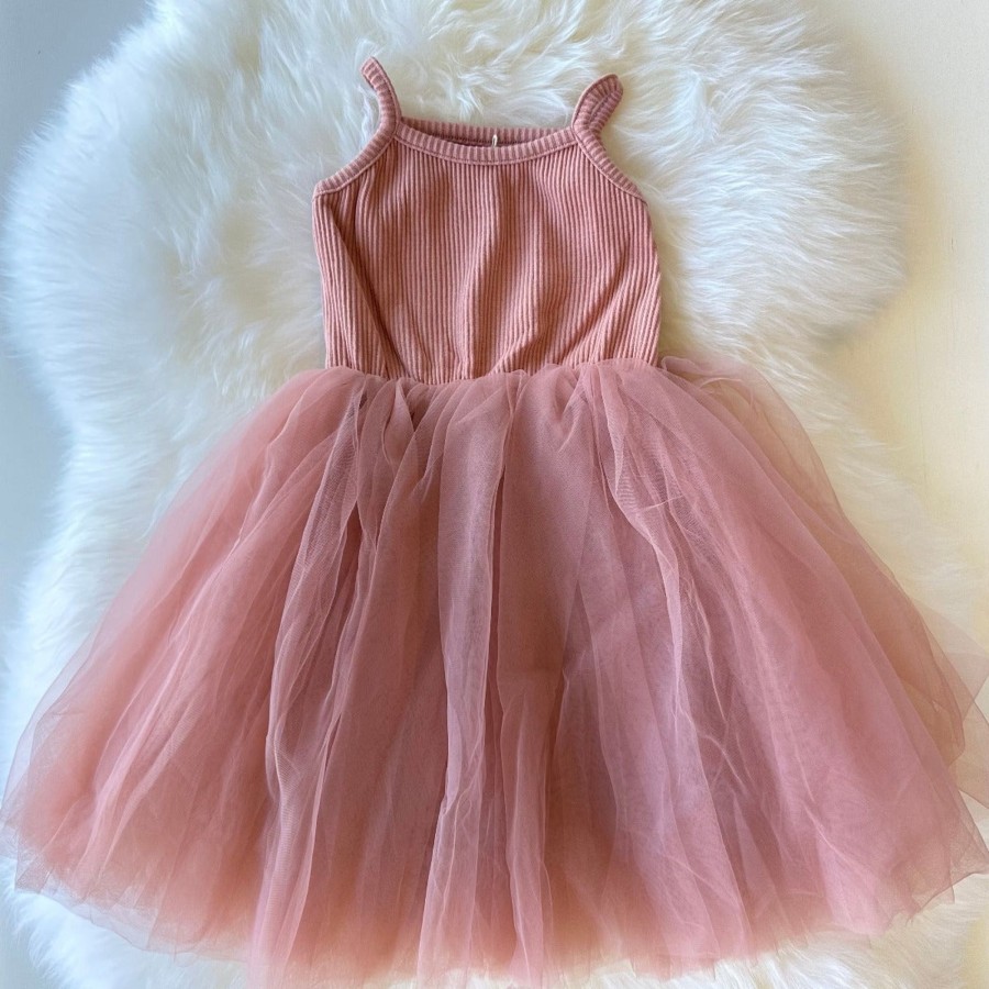 Babies Mamer Baby Clothes | Mamer Valentina Tutu Dress - Rose