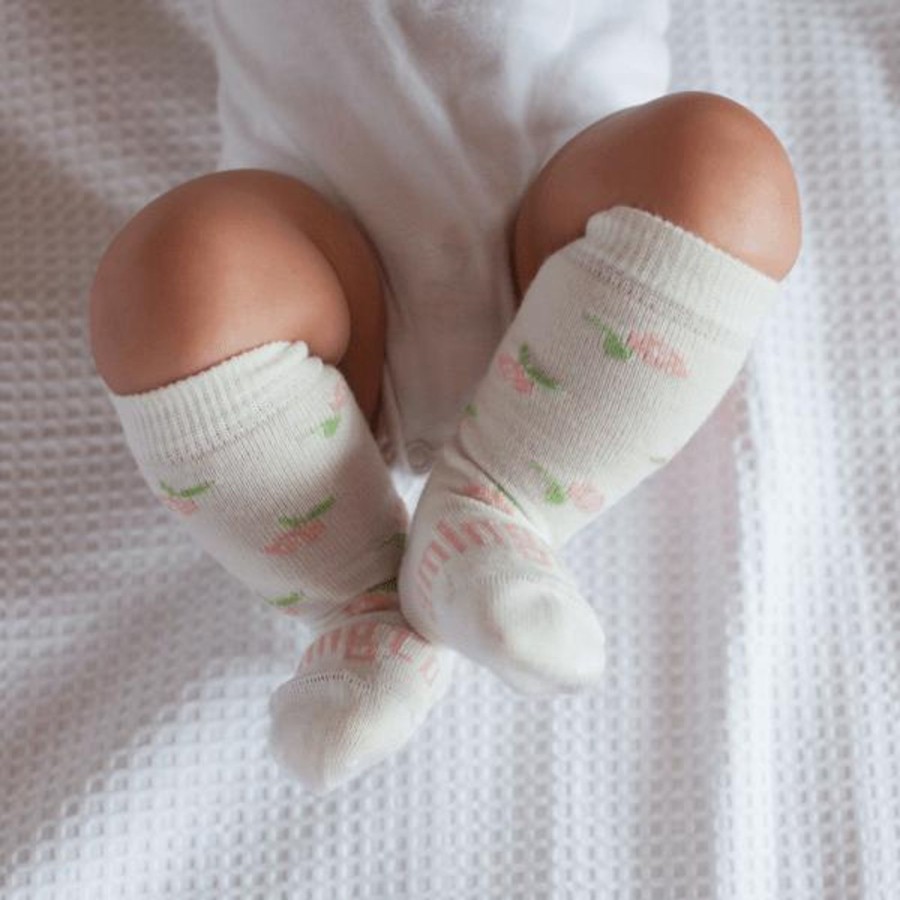 Babies Lamington Socks | Lamington Knee-High Merino Socks - Rosie