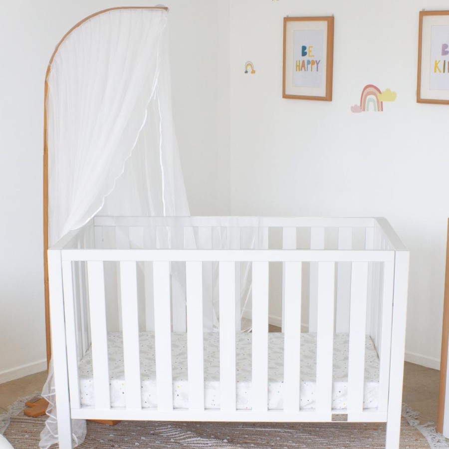 Babys Room Babyhood Room Decor | Babyhood Kaylula Cot Insect Net & Stand - Beech