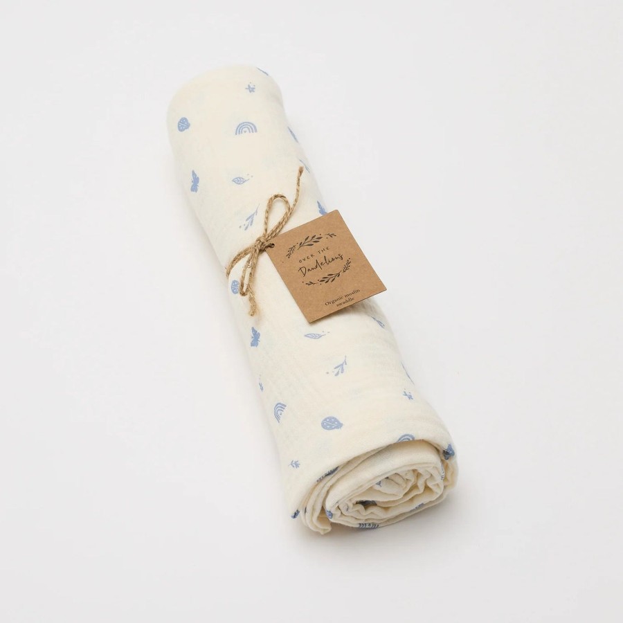 Babies Over the Dandelions Wraps And Muslins | Over The Dandelions Swaddle - Enchanted Garden