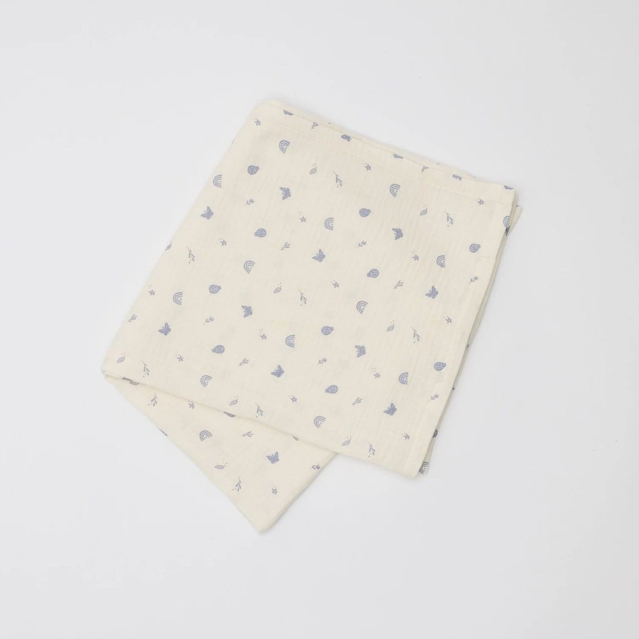 Babies Over the Dandelions Wraps And Muslins | Over The Dandelions Swaddle - Enchanted Garden