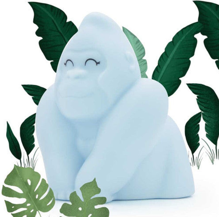 Babys Room Stellar Haus Night Lights | Stellar Haus Baby Blue Gorilla Mini Light