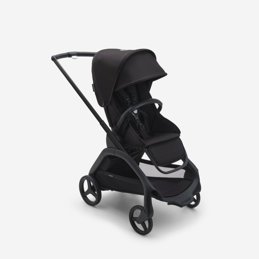 Going Places Bugaboo Bugaboo | Bugaboo Dragonfly Complete Stroller - Black Base With Midnight Black Fabric