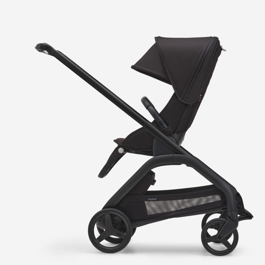 Going Places Bugaboo Bugaboo | Bugaboo Dragonfly Complete Stroller - Black Base With Midnight Black Fabric