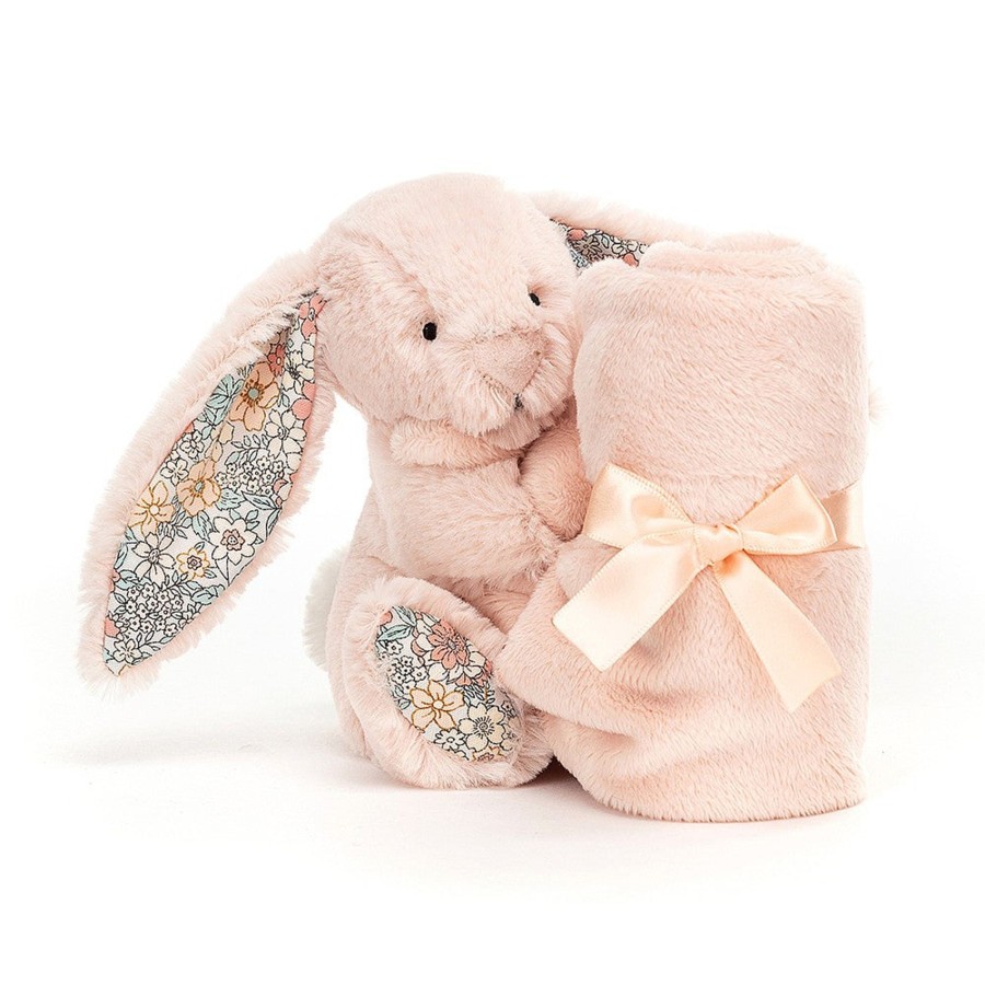 Books, Toys & Gifts Jellycat Toys For Babies | Jellycat Bashful Blossom Blush Bunny Soother