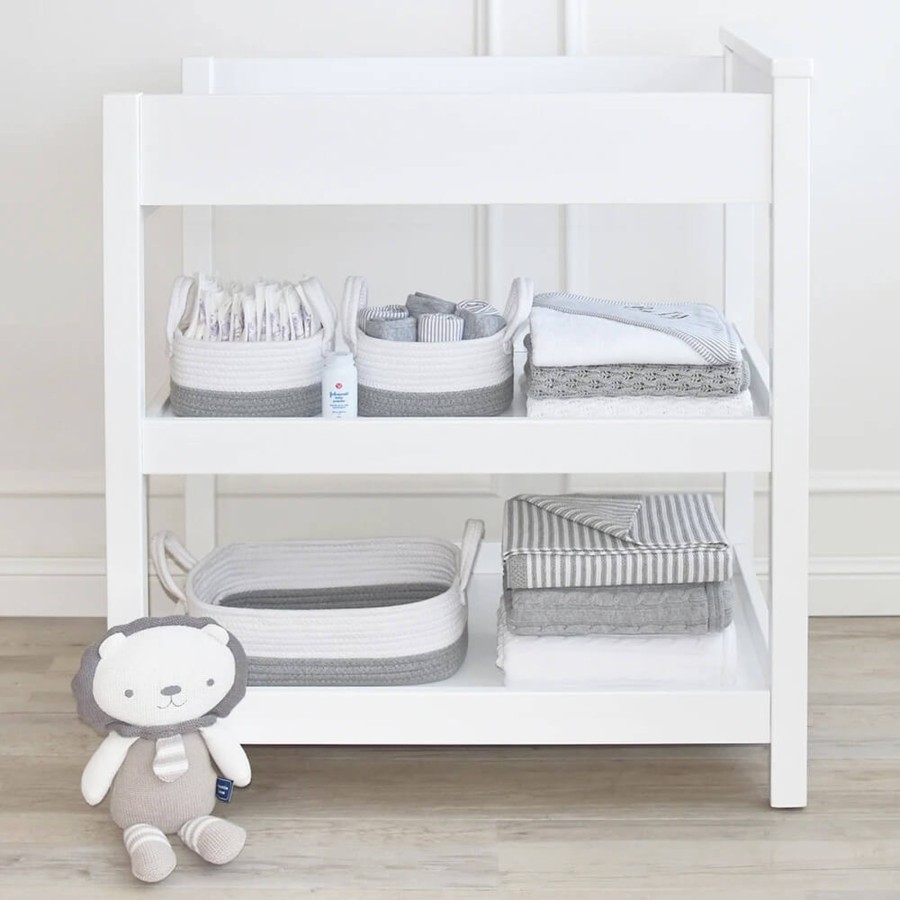 Babys Room Living Textiles Room Decor | Living Textiles 3Pc Storage Set - Grey/White