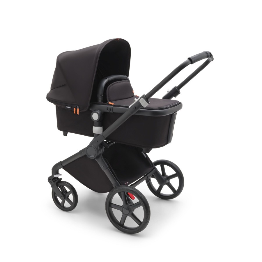 Going Places Bugaboo Bugaboo | Bugaboo Fox Cub Complete Stroller - Black Base With Midnight Black Fabric