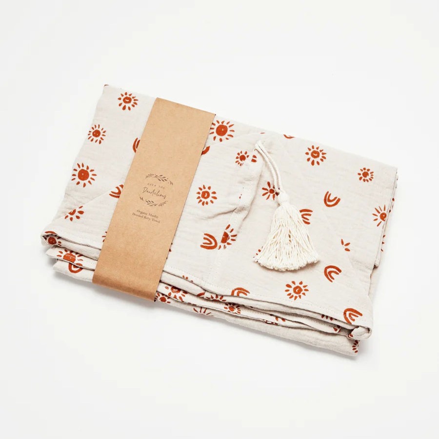 Books, Toys & Gifts Over the Dandelions Something You Need | Over The Dandelions Hooded Towel - Sand/ Rust Sunny