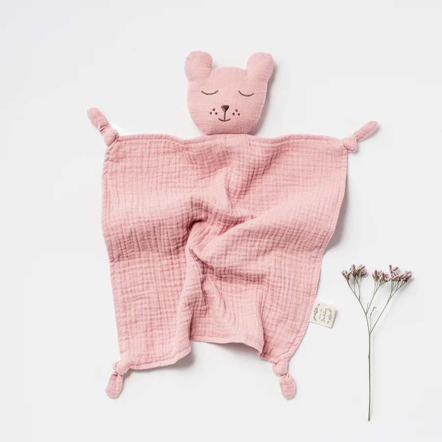 Books, Toys & Gifts Over the Dandelions Comfort Toys | Over The Dandelions Bear Lovey - Blush