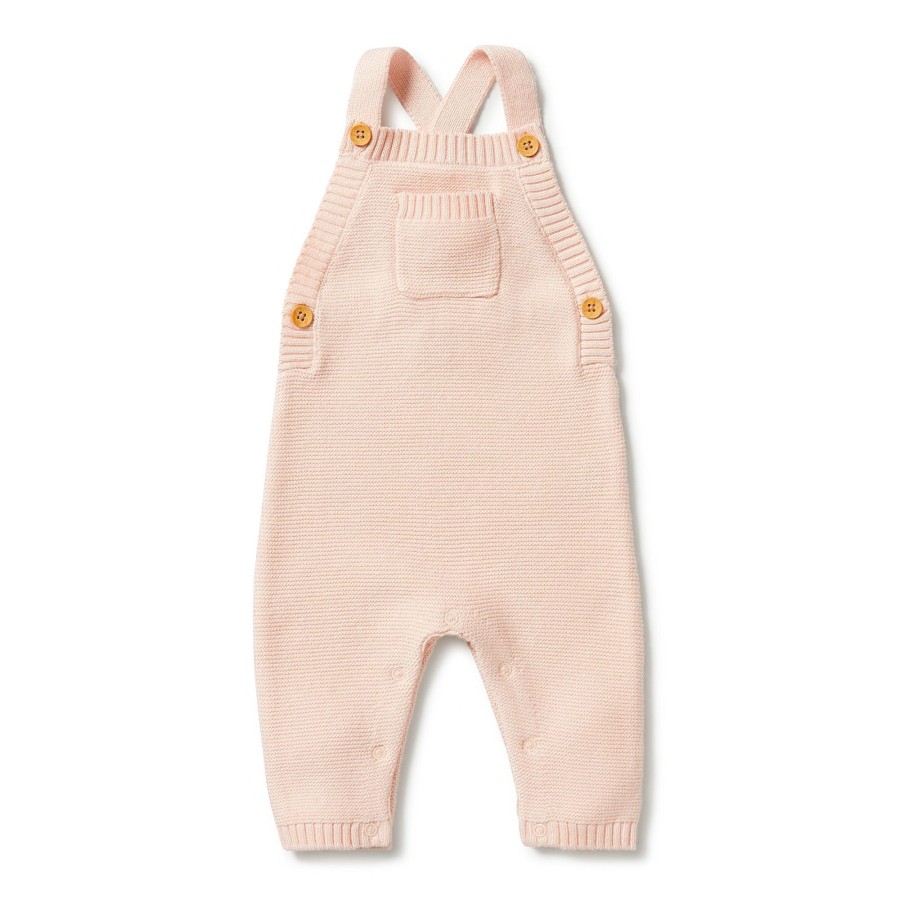 Babies Wilson & Frenchy Gender-Neutral Clothes | Wilson & Frenchy Knitted Overall - Blush