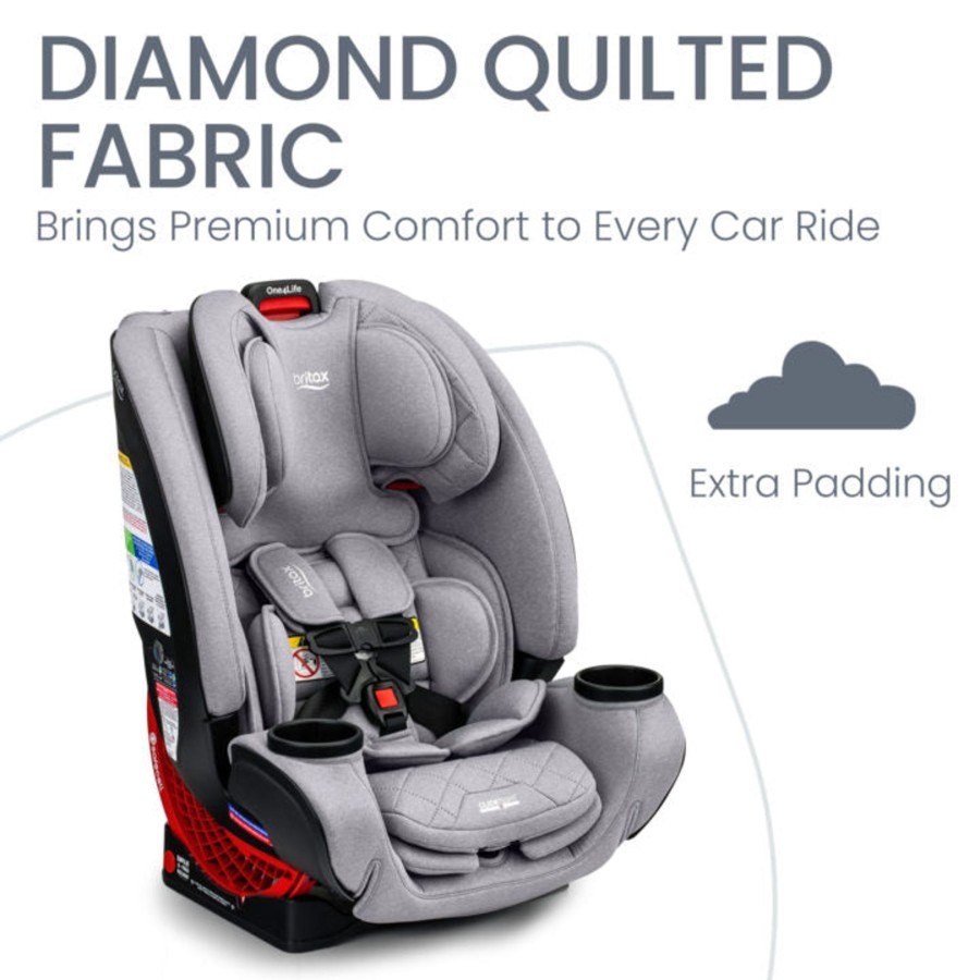 Going Places Britax Car Seats For Preschoolers | Britax One4Life Clicktight Car Seat - Diamond Quilted Gray