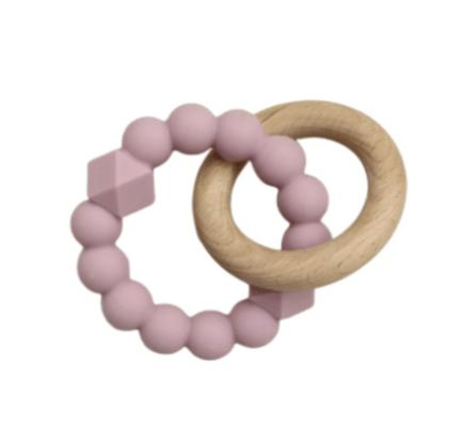 Babies JellyStone Teething Toys | Jellystone Moon Teether - Mauve