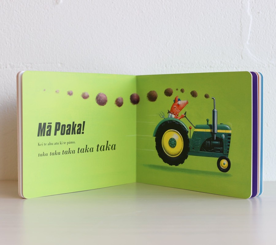 Books, Toys & Gifts Gecko Press Books For Toddlers | Ma Wai E Hautu? (Who'S Driving?) Board Book