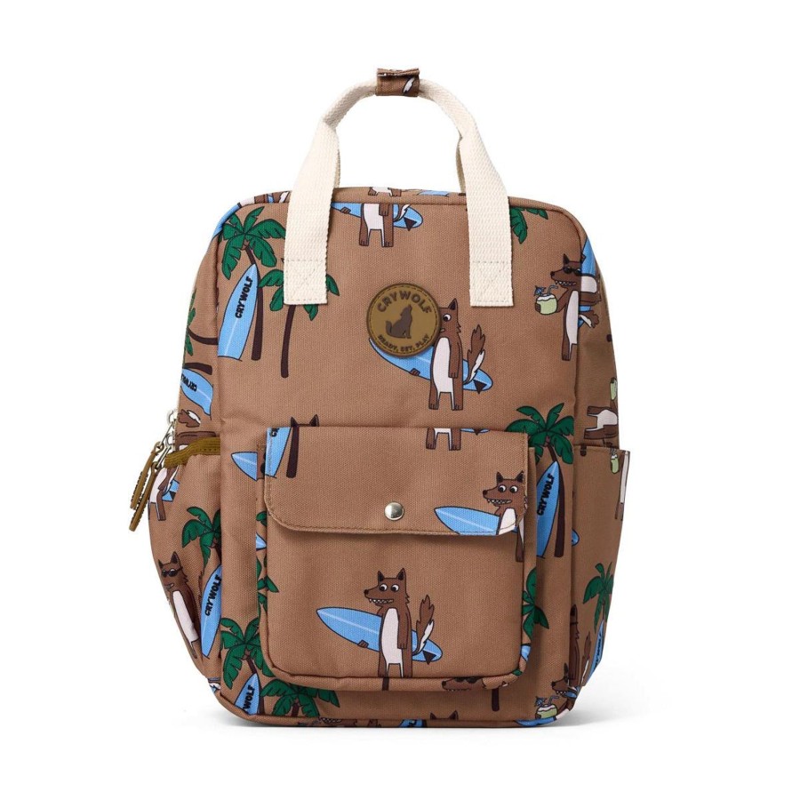 Going Places Crywolf Bags | Crywolf Mini Children'S Backpack - Surf'N Mr Wolf