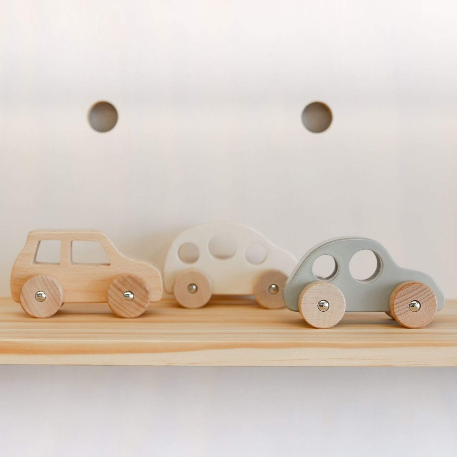 Books, Toys & Gifts Discoveroo 3Rd Birthday Gifts | Discoveroo Chunky Car - Natural