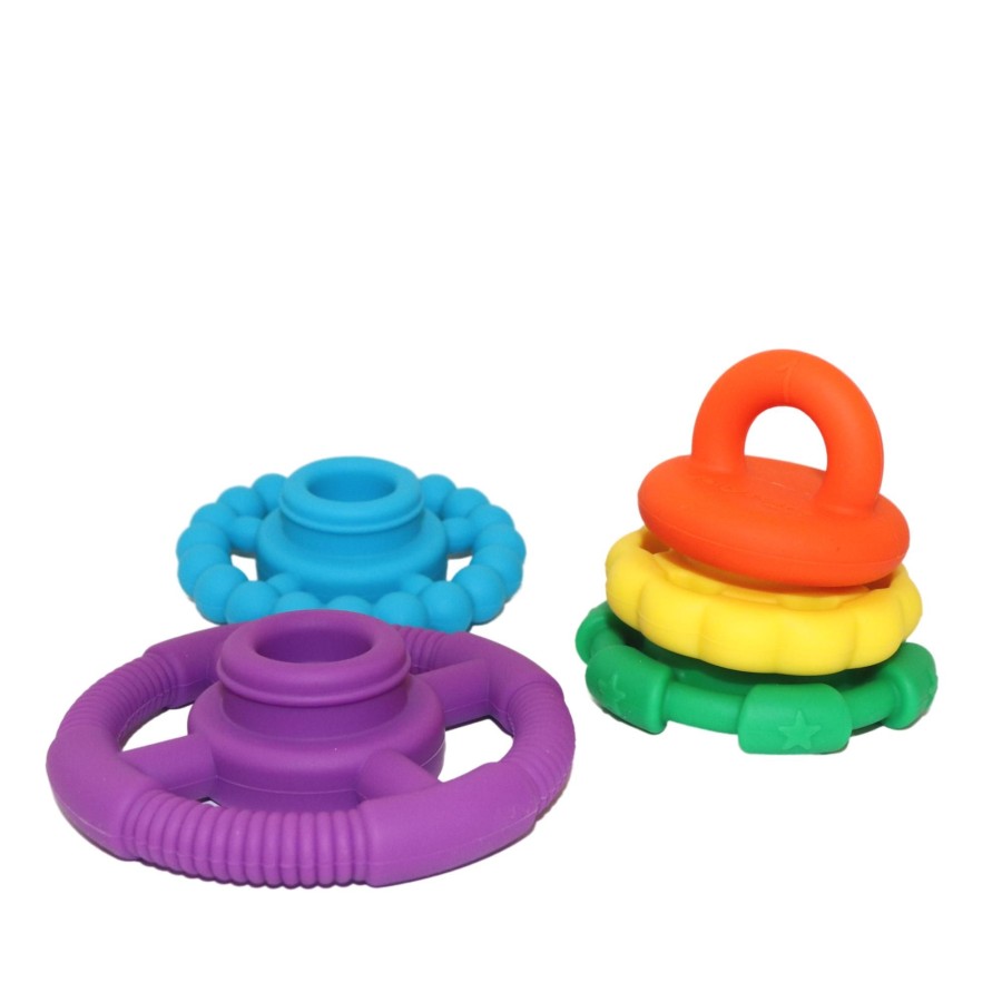 Babies JellyStone Teething Toys | Jellystone Rainbow Stacker Teether & Toy - Rainbow