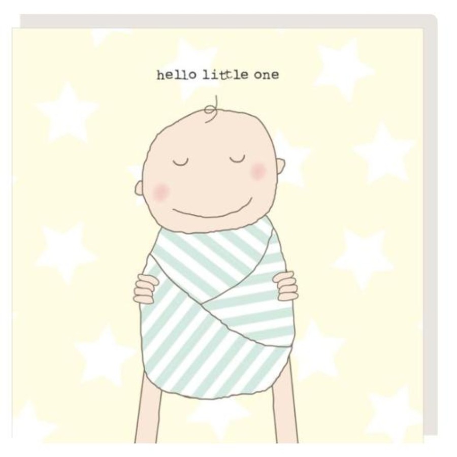 Books, Toys & Gifts Live Wires New Zealand LTD Cards | Rosie Made A Thing - Hello Baby - Baby Card