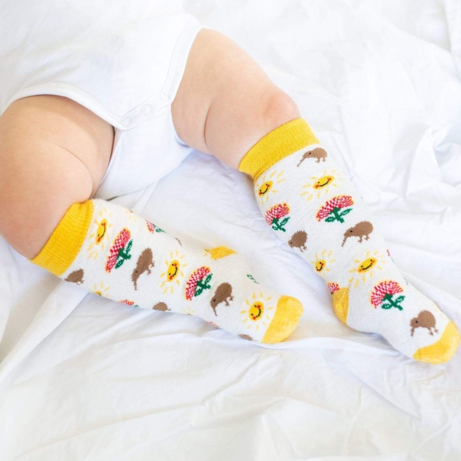 Babies From NZ with Love Socks | From Nz With Love- Sunshine Socks