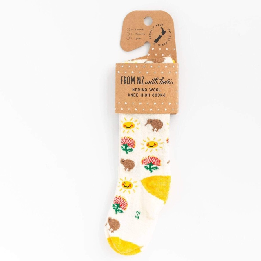 Babies From NZ with Love Socks | From Nz With Love- Sunshine Socks