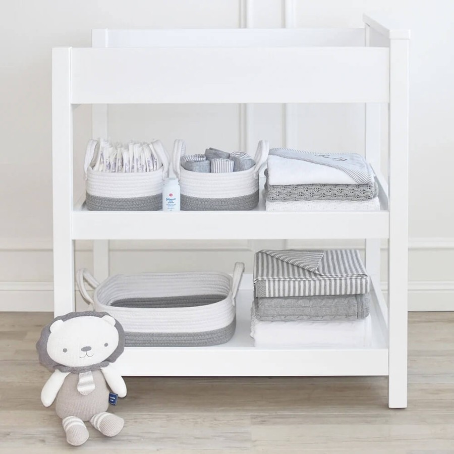 Books, Toys & Gifts Living Textiles Baby Shower Gifts | Living Textiles 3Pc Storage Set - Grey/White